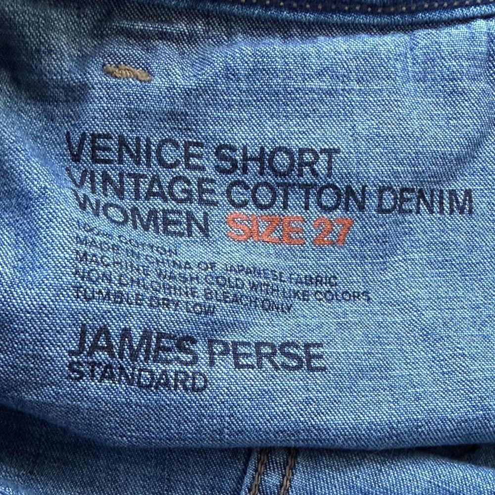 James Perse Venice High Rise Denim Shorts 27 - Picture 5 of 7